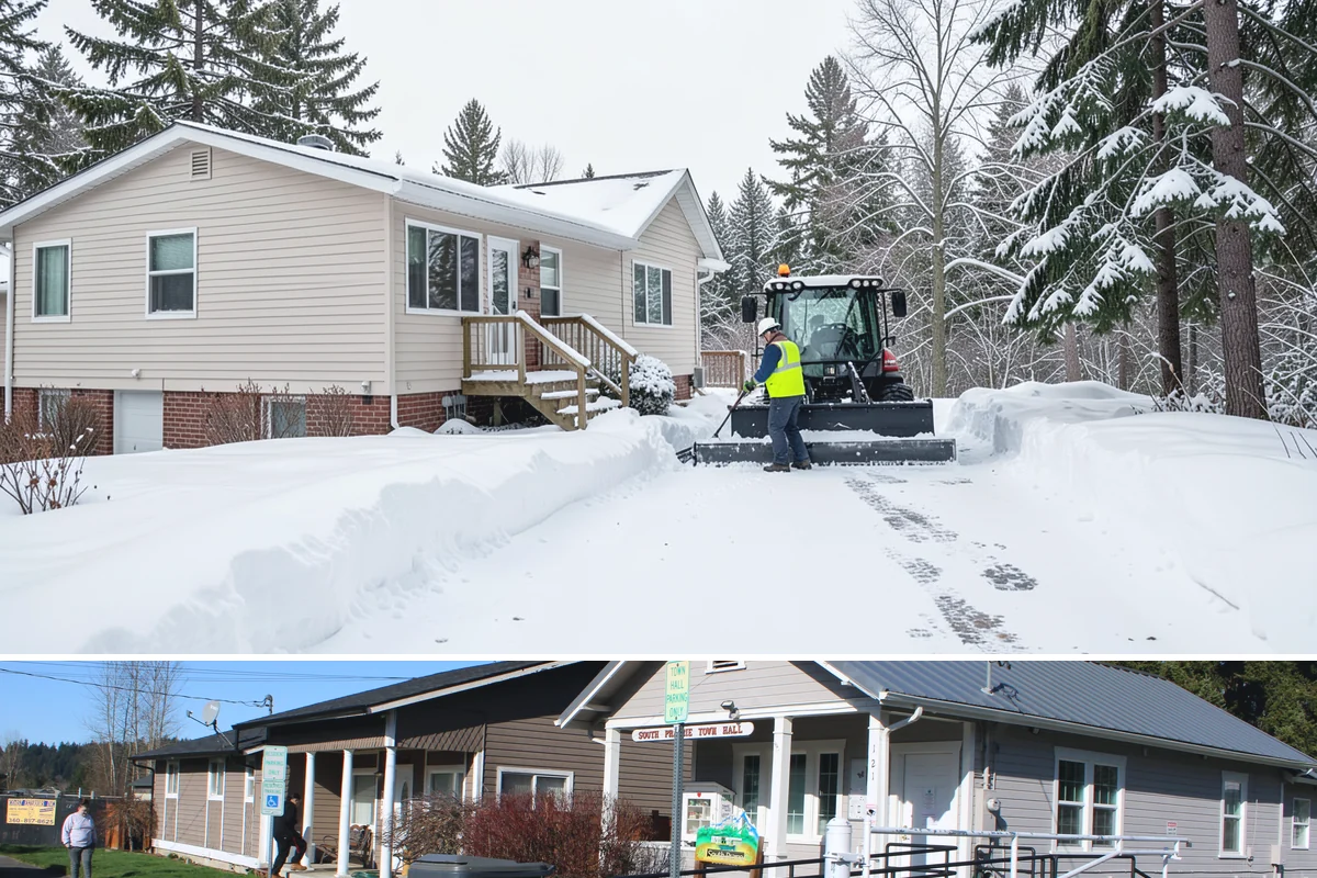 Church Sidewalk Clearing in South Prairie, Pierce County, WA - Church demand centers on December through February weekends and evenings, when frost and refrozen drizzle glaze plazas before...
