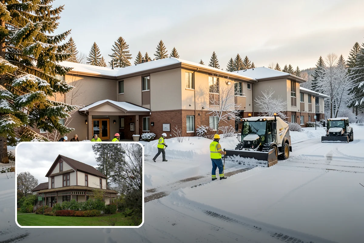 Church Sidewalk Clearing in Sumner, Pierce County, WA - Protects an often elderly congregation from serious falls