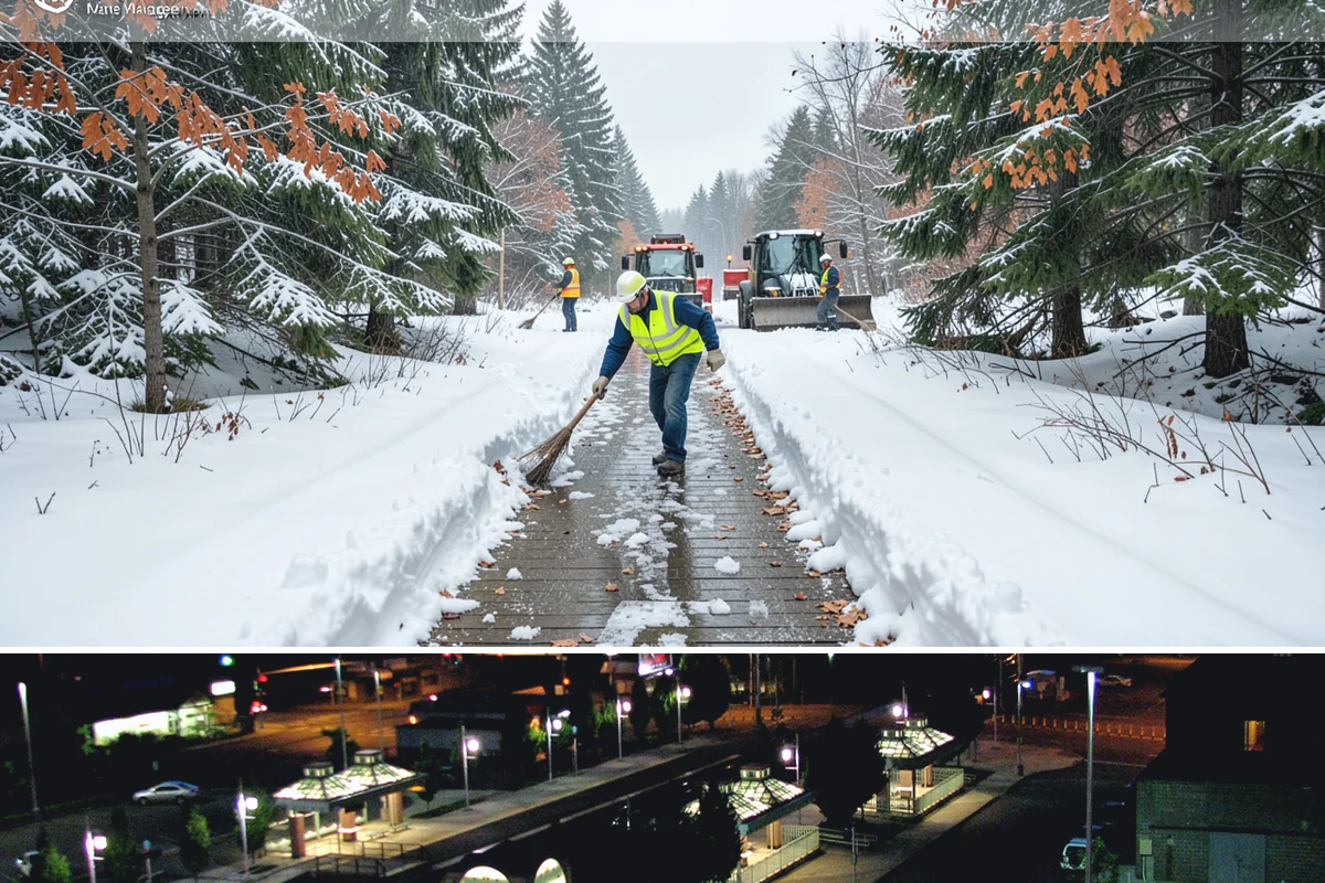 Church Snow Plowing in Auburn, King County, WA - Set up a seasonal plan before winter so services are never canceled by an un-cleared lot.