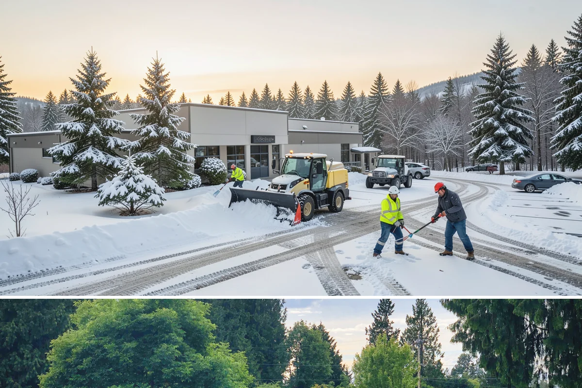 Church Snow Plowing in Bonney Lake, Pierce County, WA - Set up a seasonal plan before winter so services are never canceled by an un-cleared lot.