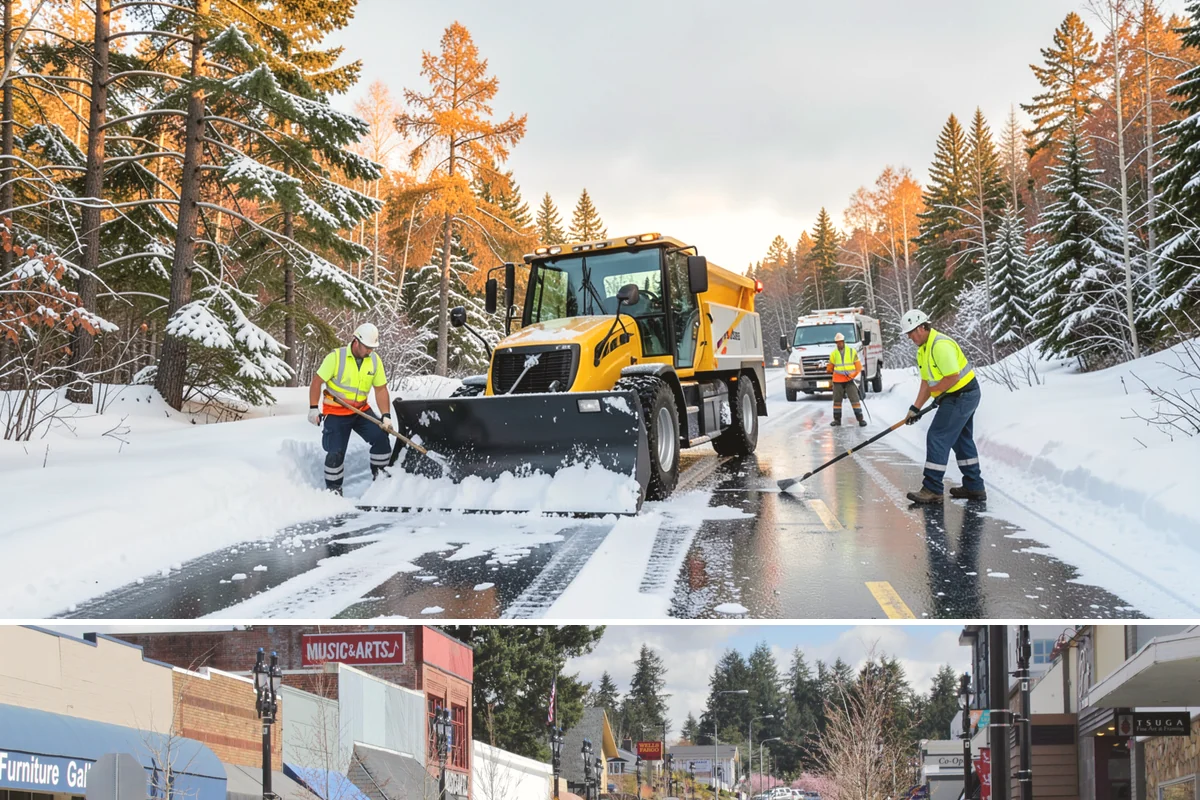 Church Snow Plowing in Bothell, King County, WA - Set up a seasonal plan before winter so services are never canceled by an un-cleared lot.