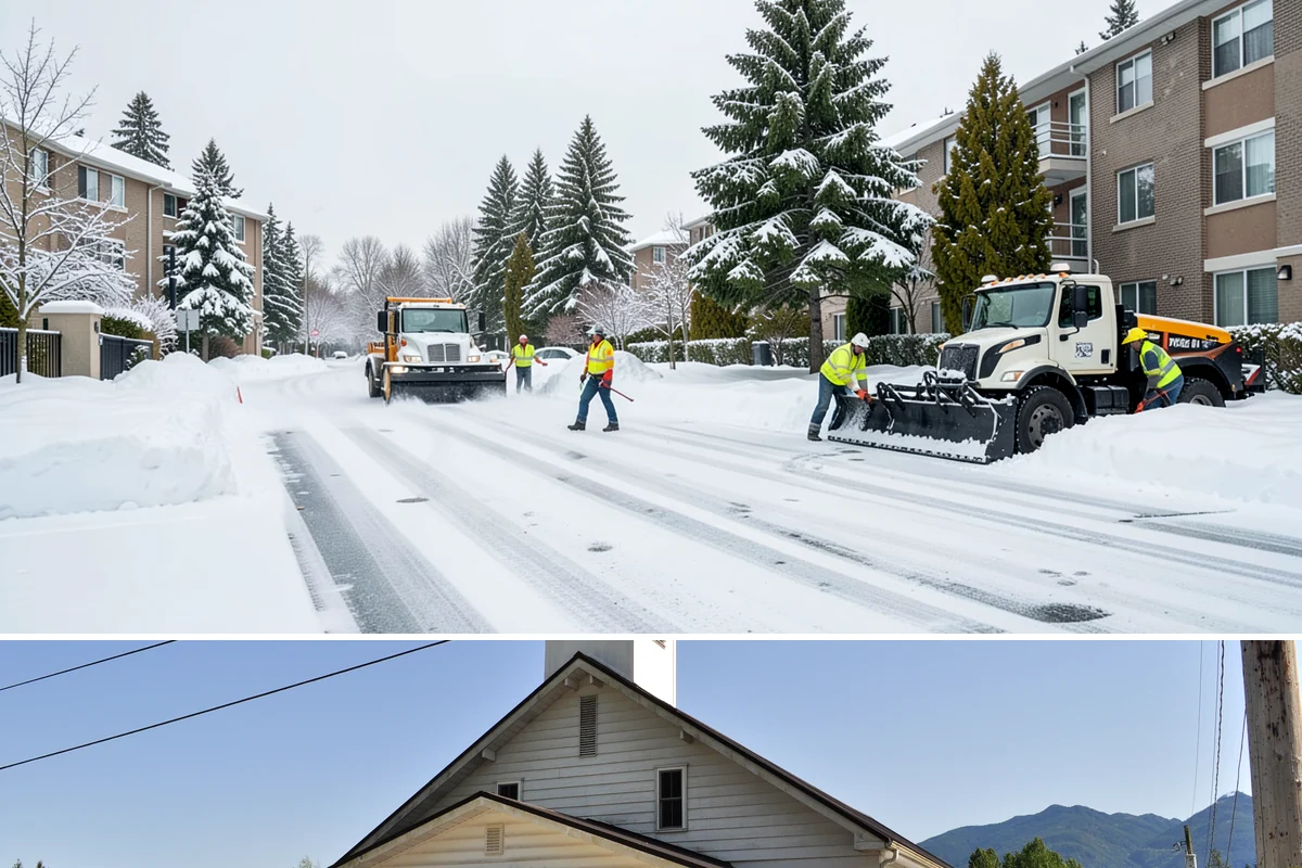 Church Snow Plowing in Concrete, Skagit County, WA - Set up a seasonal plan before winter so services are never canceled by an un-cleared lot.