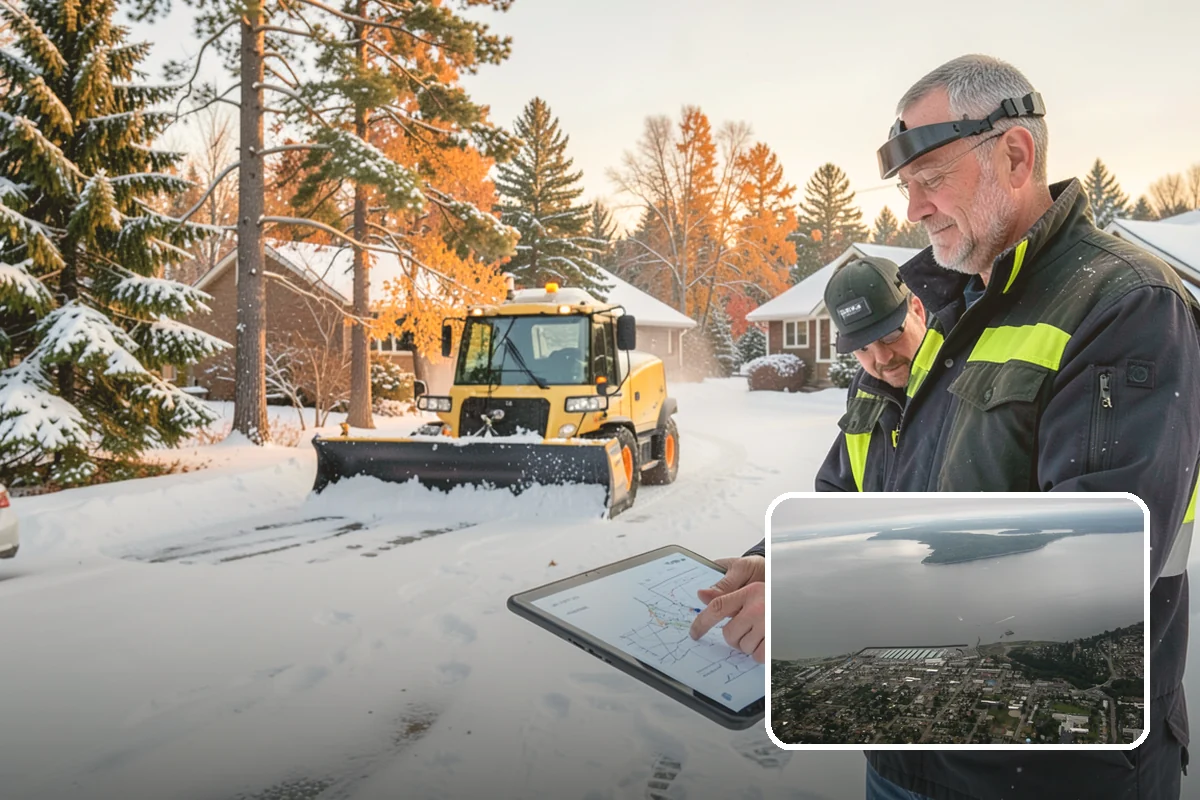 Church Snow Plowing in Des Moines, King County, WA - Main and overflow lots cleared ahead of weekend services