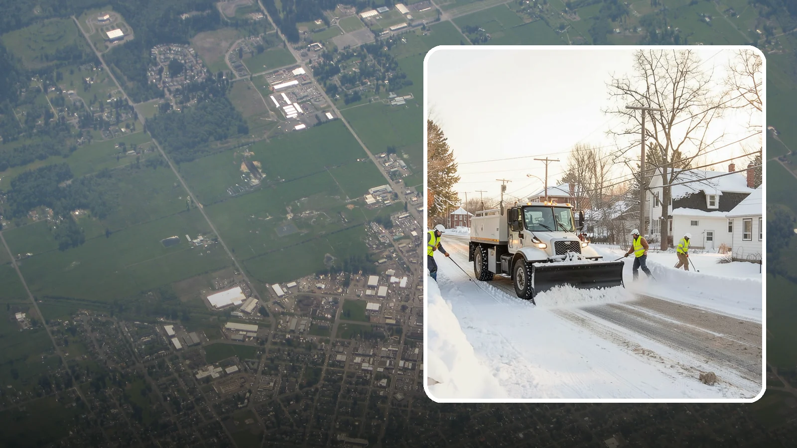Church Snow Plowing in Enumclaw, King County, WA - We plow church lots and entrances ahead of weekend services so congregations of every age arrive safely.
