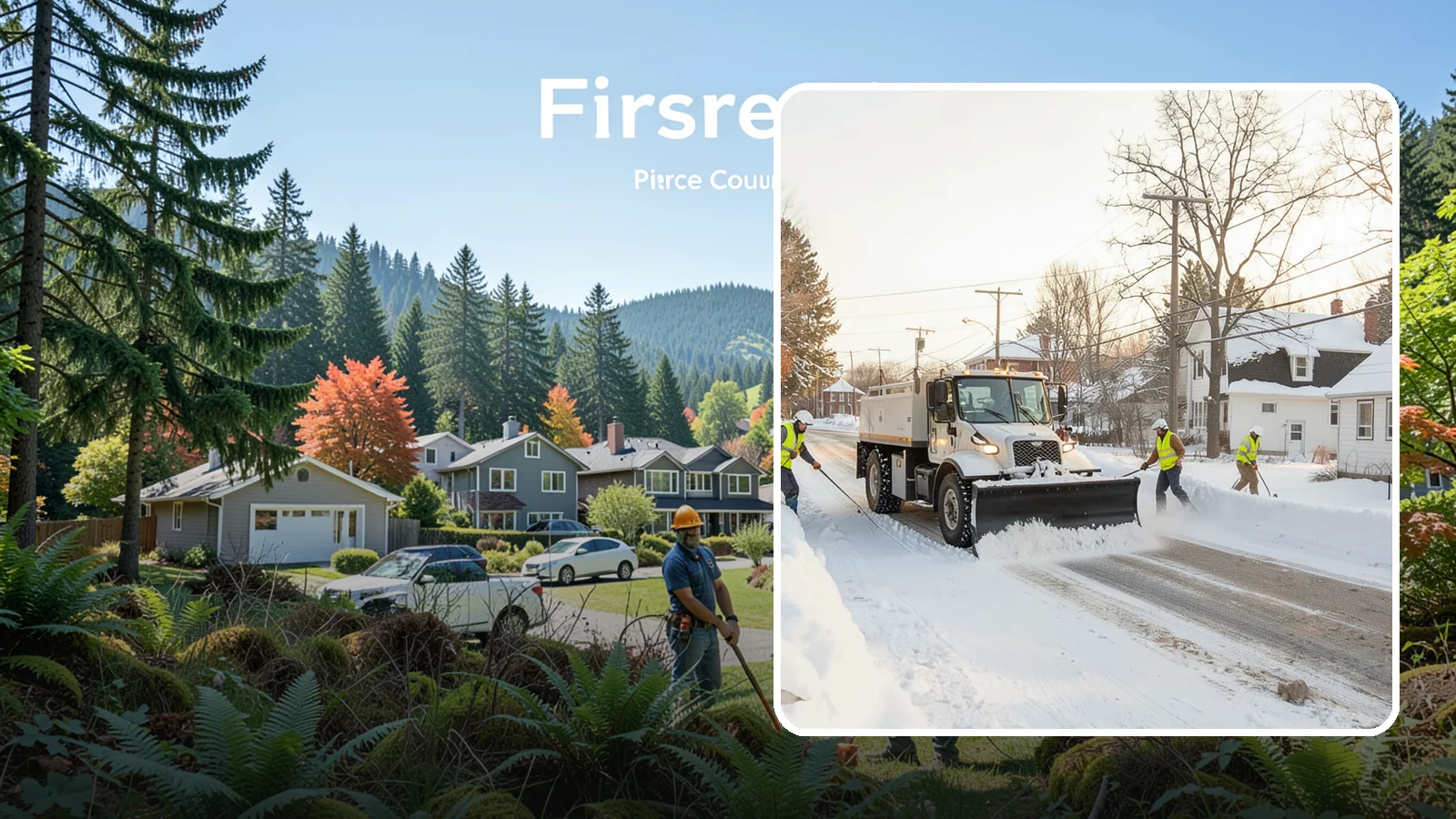 Church Snow Plowing in Fircrest, Pierce County, WA - We plow church lots and entrances ahead of weekend services so congregations of every age arrive safely.