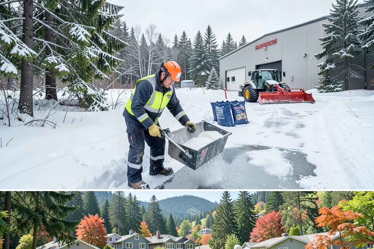 Church Snow Plowing in Fircrest, Pierce County, WA - Set up a seasonal plan before winter so services are never canceled by an un-cleared lot.