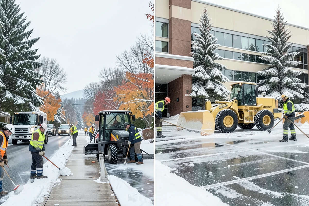 Church Snow Plowing in Gig Harbor, Pierce County, WA - Review the service and event schedule to set clearing deadlines