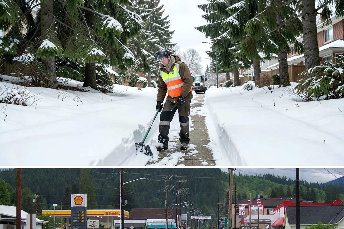 Church Snow Plowing in Granite Falls, Snohomish County, WA - Set up a seasonal plan before winter so services are never canceled by an un-cleared lot.