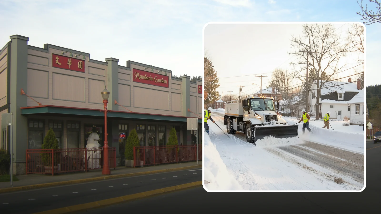 Church Snow Plowing in Issaquah, King County, WA - We plow church lots and entrances ahead of weekend services so congregations of every age arrive safely.