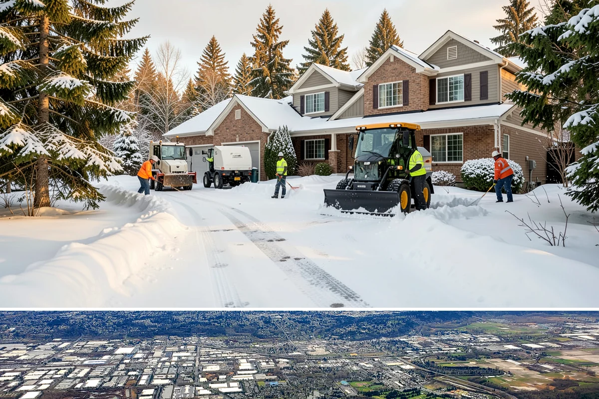 Church Snow Plowing in Kent, King County, WA - Set up a seasonal plan before winter so services are never canceled by an un-cleared lot.
