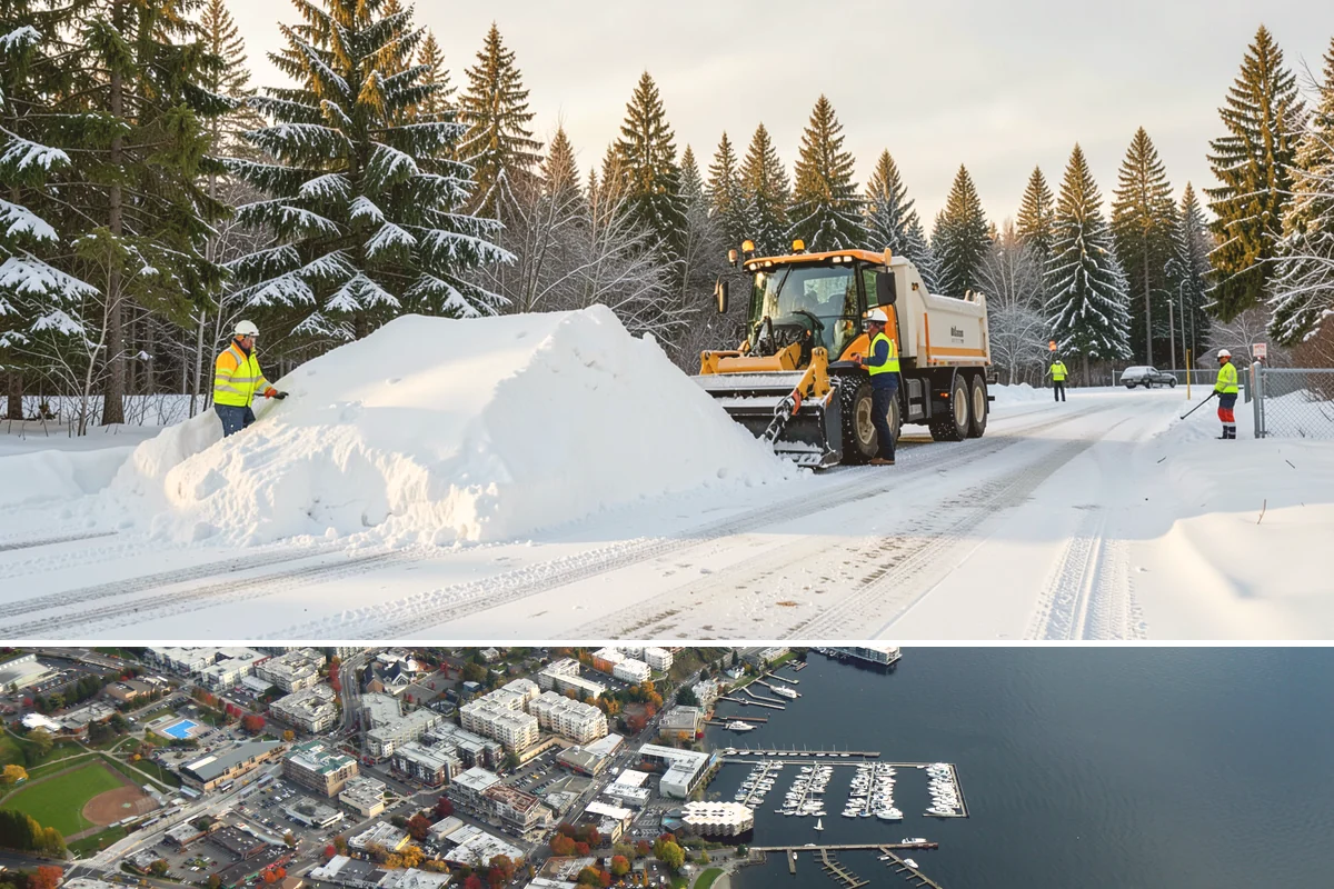 Church Snow Plowing in Kirkland, King County, WA - Set up a seasonal plan before winter so services are never canceled by an un-cleared lot.
