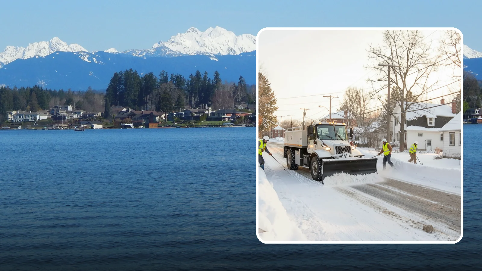 Church Snow Plowing in Lake Stevens, Snohomish County, WA - We plow church lots and entrances ahead of weekend services so congregations of every age arrive safely.