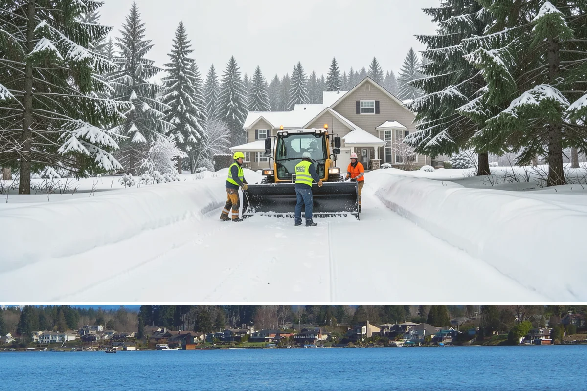 Church Snow Plowing in Lake Stevens, Snohomish County, WA - Set up a seasonal plan before winter so services are never canceled by an un-cleared lot.
