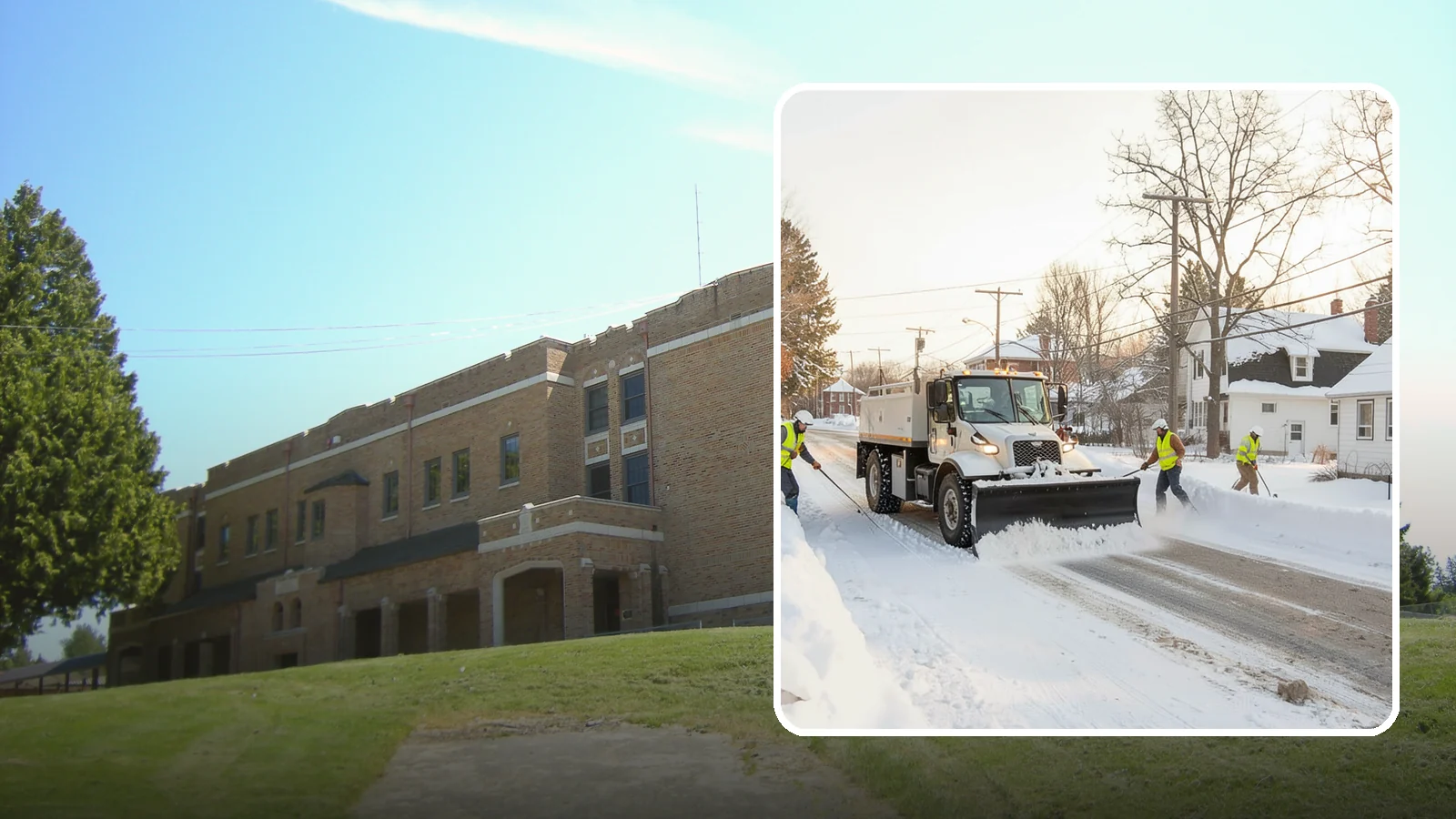Church Snow Plowing in Maple Valley, King County, WA - We plow church lots and entrances ahead of weekend services so congregations of every age arrive safely.