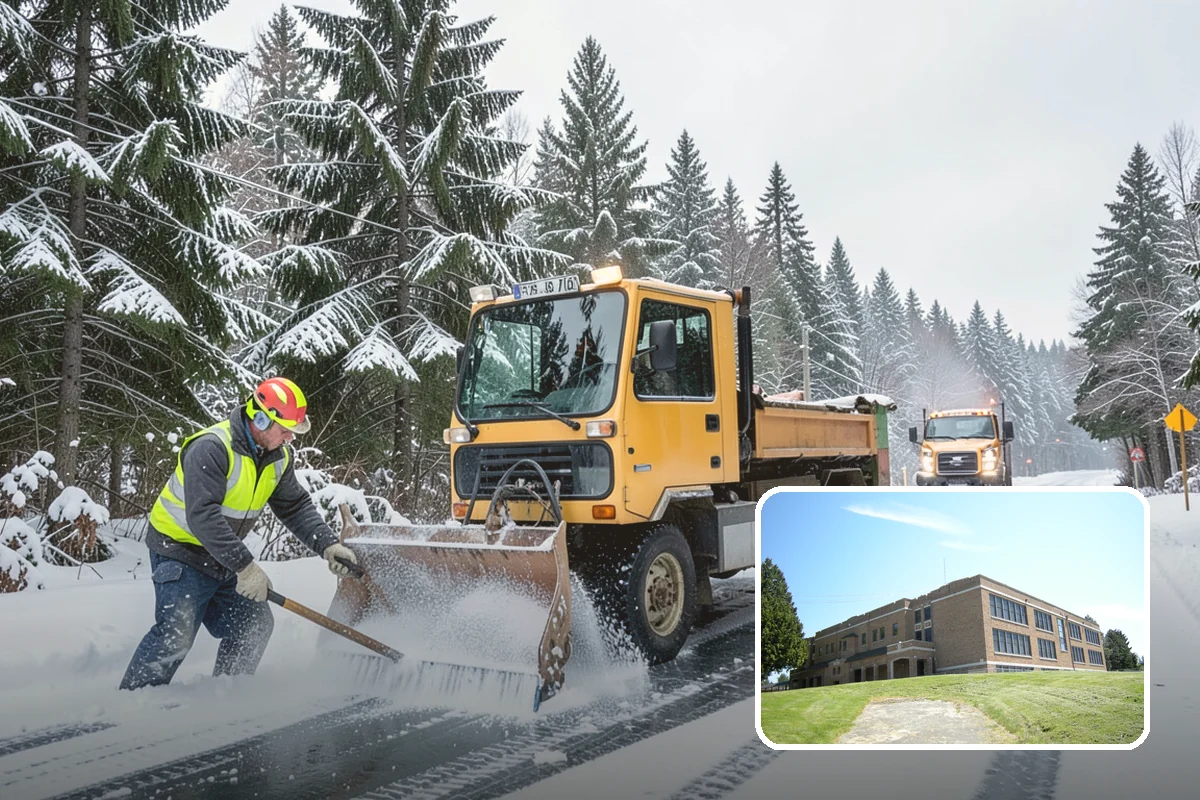 Church Snow Plowing in Maple Valley, King County, WA - Main and overflow lots cleared ahead of weekend services