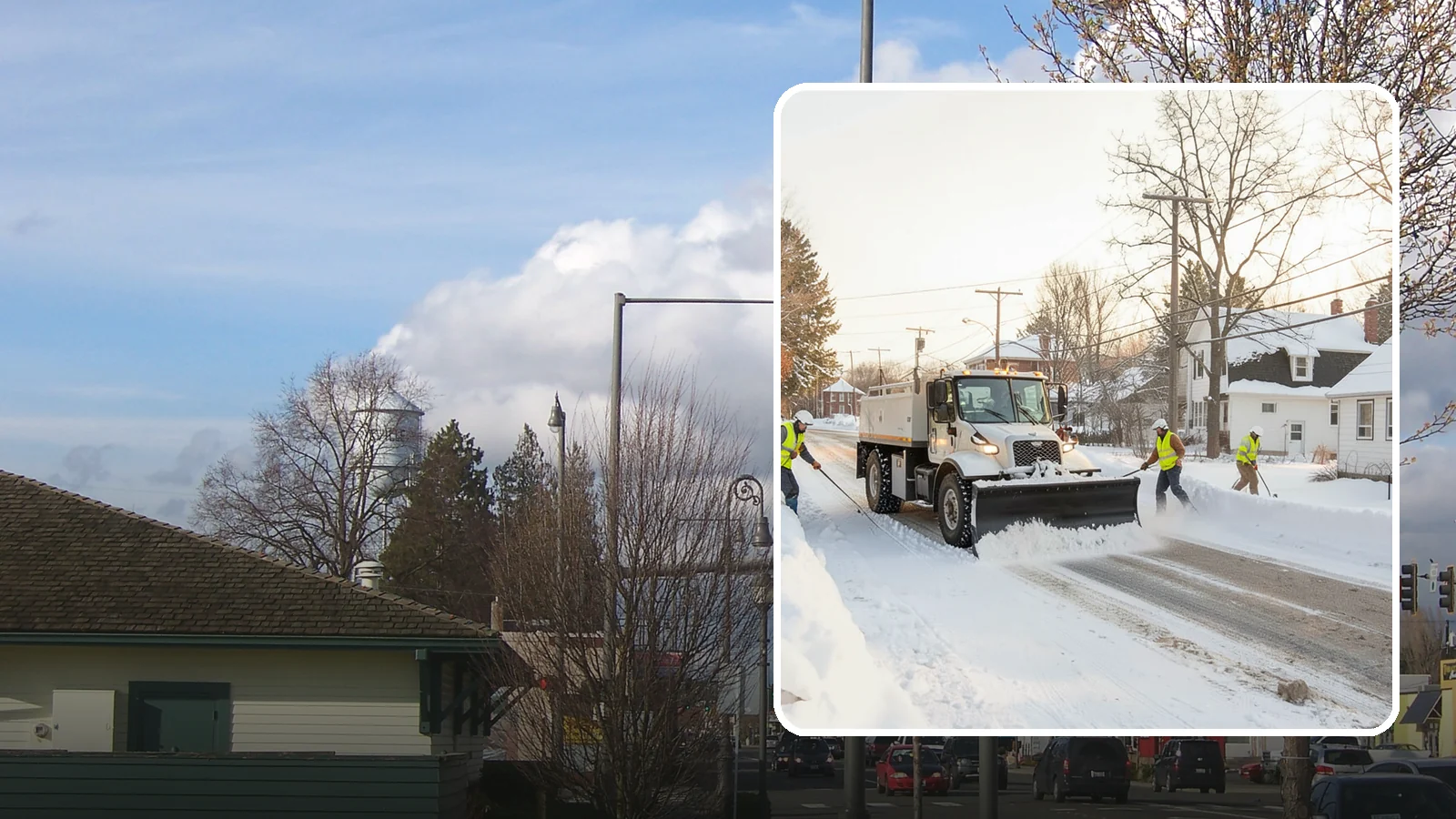 Church Snow Plowing in Marysville, Snohomish County, WA - We plow church lots and entrances ahead of weekend services so congregations of every age arrive safely.