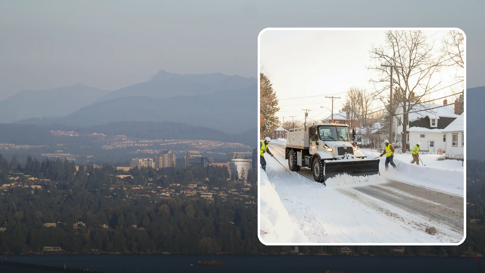 Church Snow Plowing in Medina, King County, WA - We plow church lots and entrances ahead of weekend services so congregations of every age arrive safely.