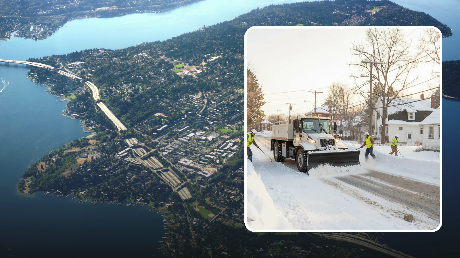 Church Snow Plowing in Mercer Island, King County, WA - We plow church lots and entrances ahead of weekend services so congregations of every age arrive safely.