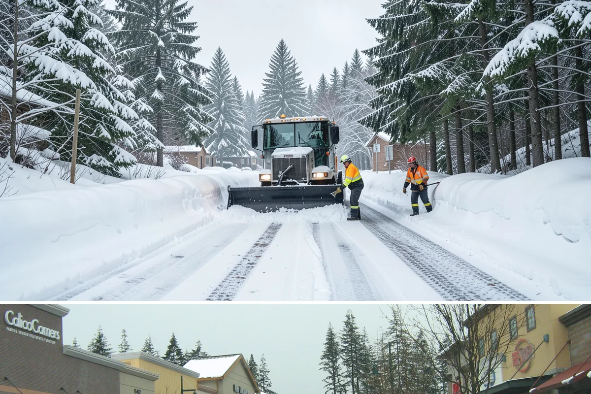 Church Snow Plowing in Mill Creek, Snohomish County, WA - Set up a seasonal plan before winter so services are never canceled by an un-cleared lot.