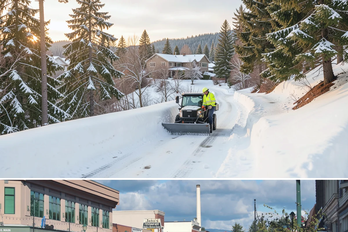 Church Snow Plowing in Monroe, Snohomish County, WA - Set up a seasonal plan before winter so services are never canceled by an un-cleared lot.