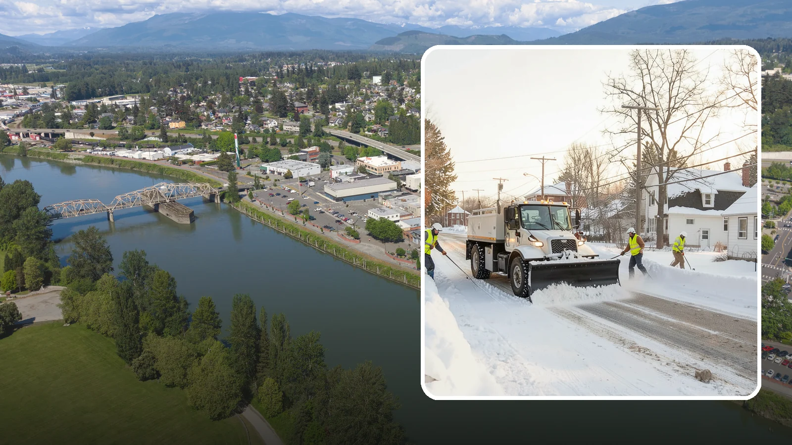 Church Snow Plowing in Mount Vernon, Skagit County, WA - We plow church lots and entrances ahead of weekend services so congregations of every age arrive safely.