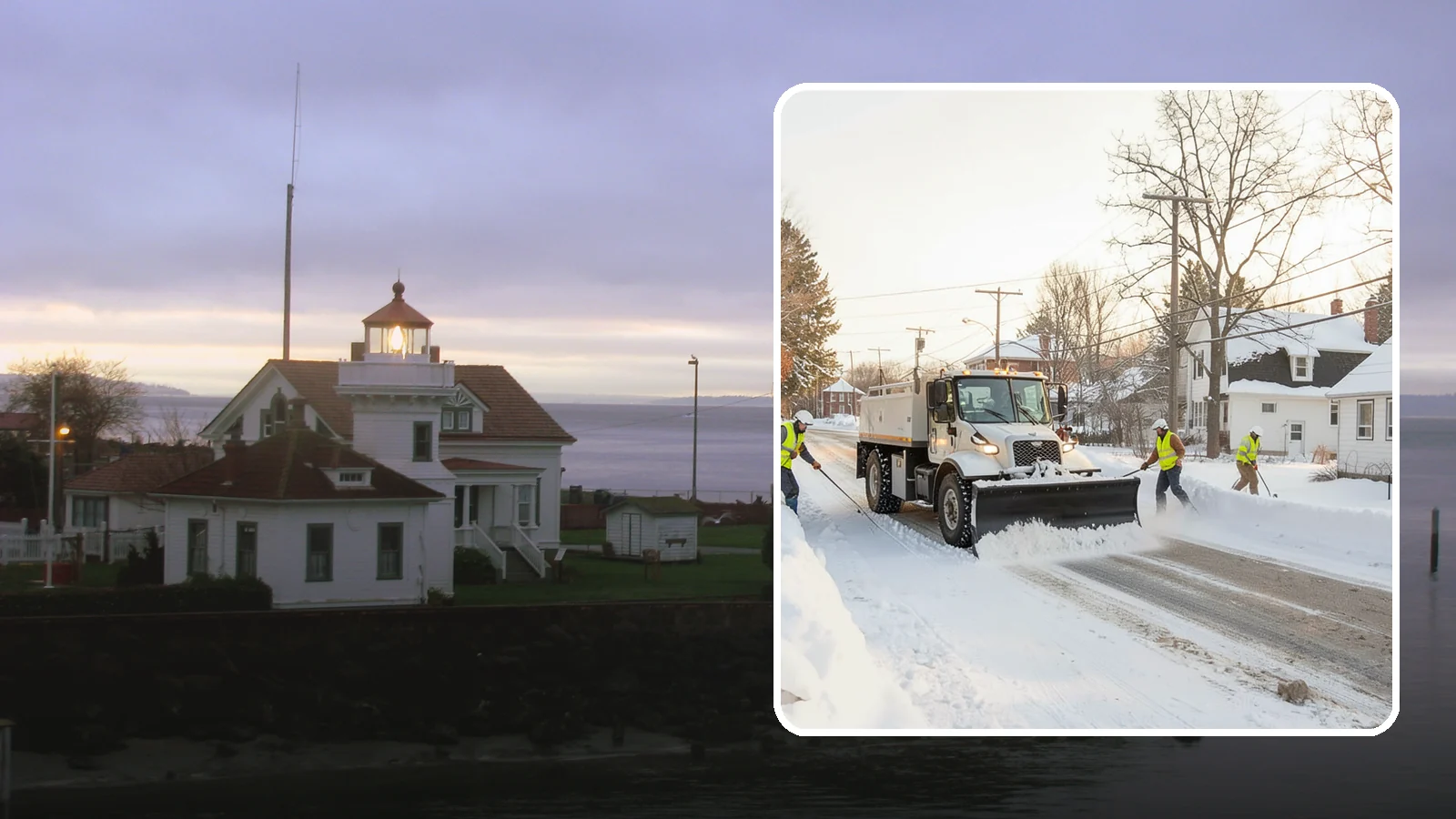 Church Snow Plowing in Mukilteo, Snohomish County, WA - We plow church lots and entrances ahead of weekend services so congregations of every age arrive safely.