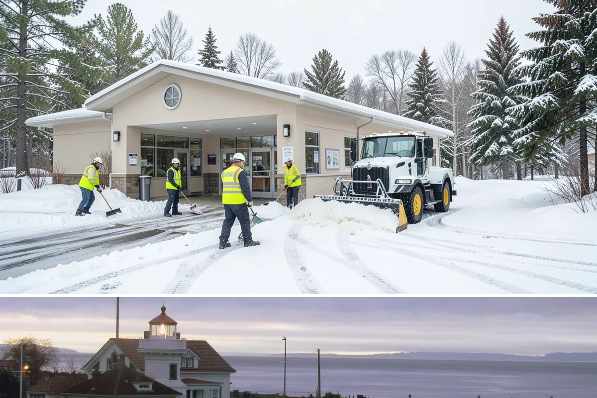 Church Snow Plowing in Mukilteo, Snohomish County, WA - Set up a seasonal plan before winter so services are never canceled by an un-cleared lot.