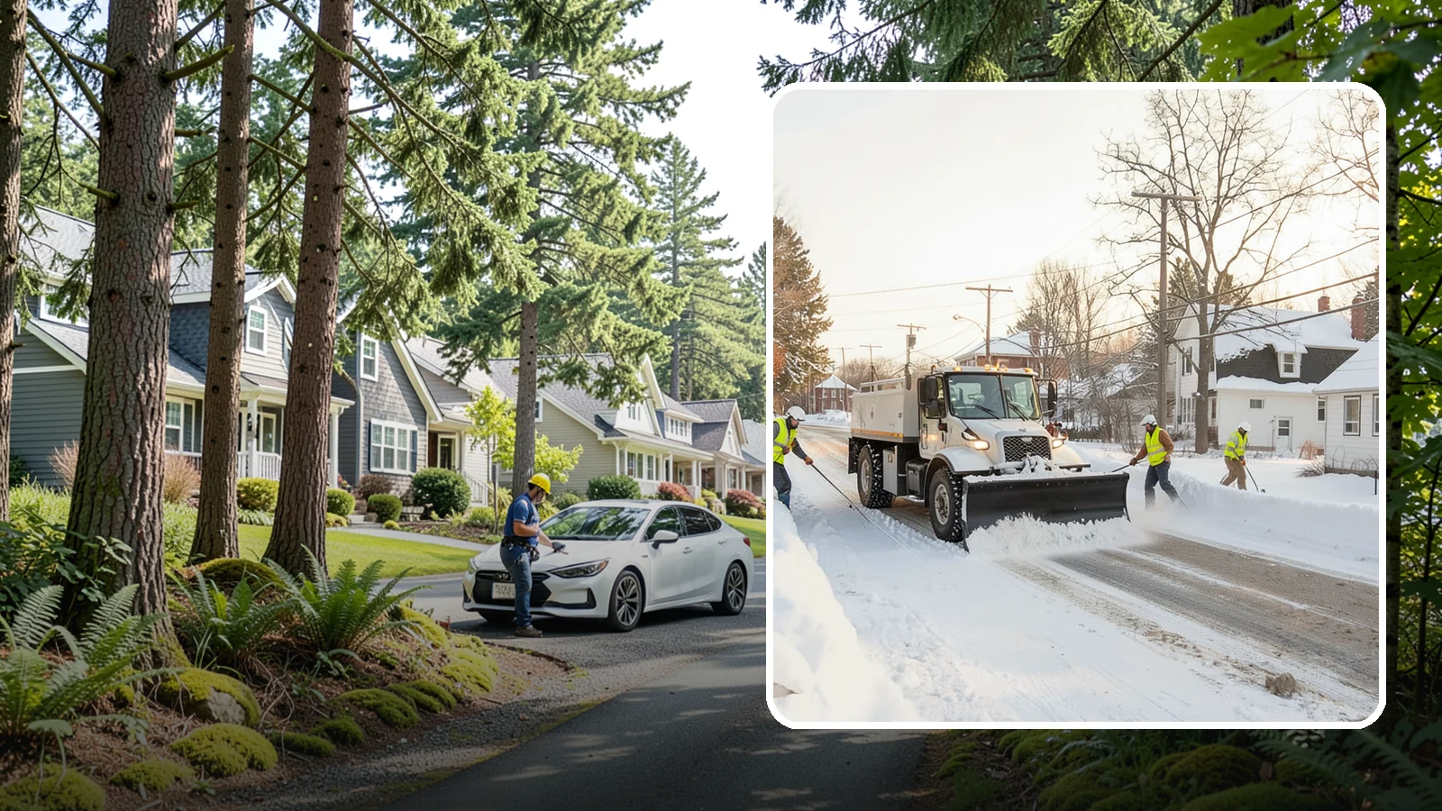 Church Snow Plowing in Normandy Park, King County, WA - We plow church lots and entrances ahead of weekend services so congregations of every age arrive safely.