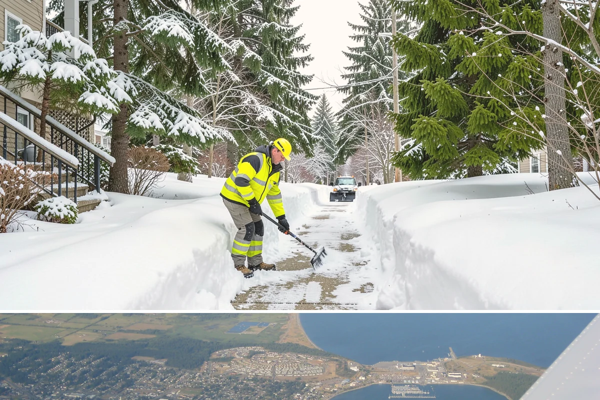 Church Snow Plowing in Oak Harbor, Island County, WA - Set up a seasonal plan before winter so services are never canceled by an un-cleared lot.