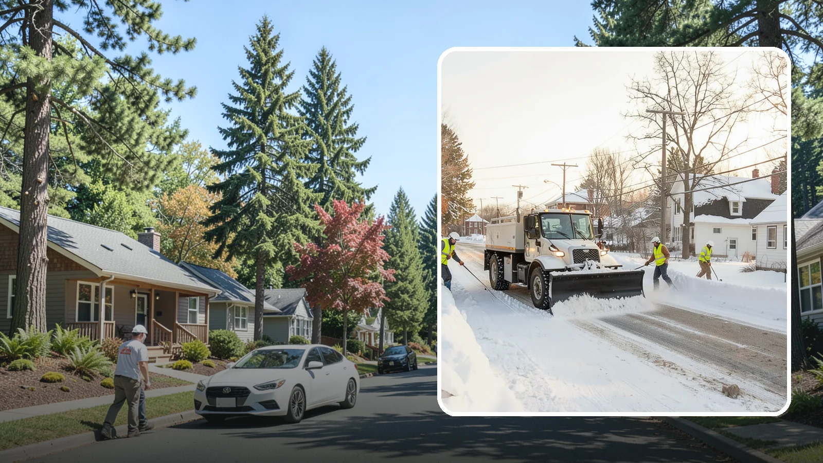 Church Snow Plowing in Orting, Pierce County, WA - We plow church lots and entrances ahead of weekend services so congregations of every age arrive safely.