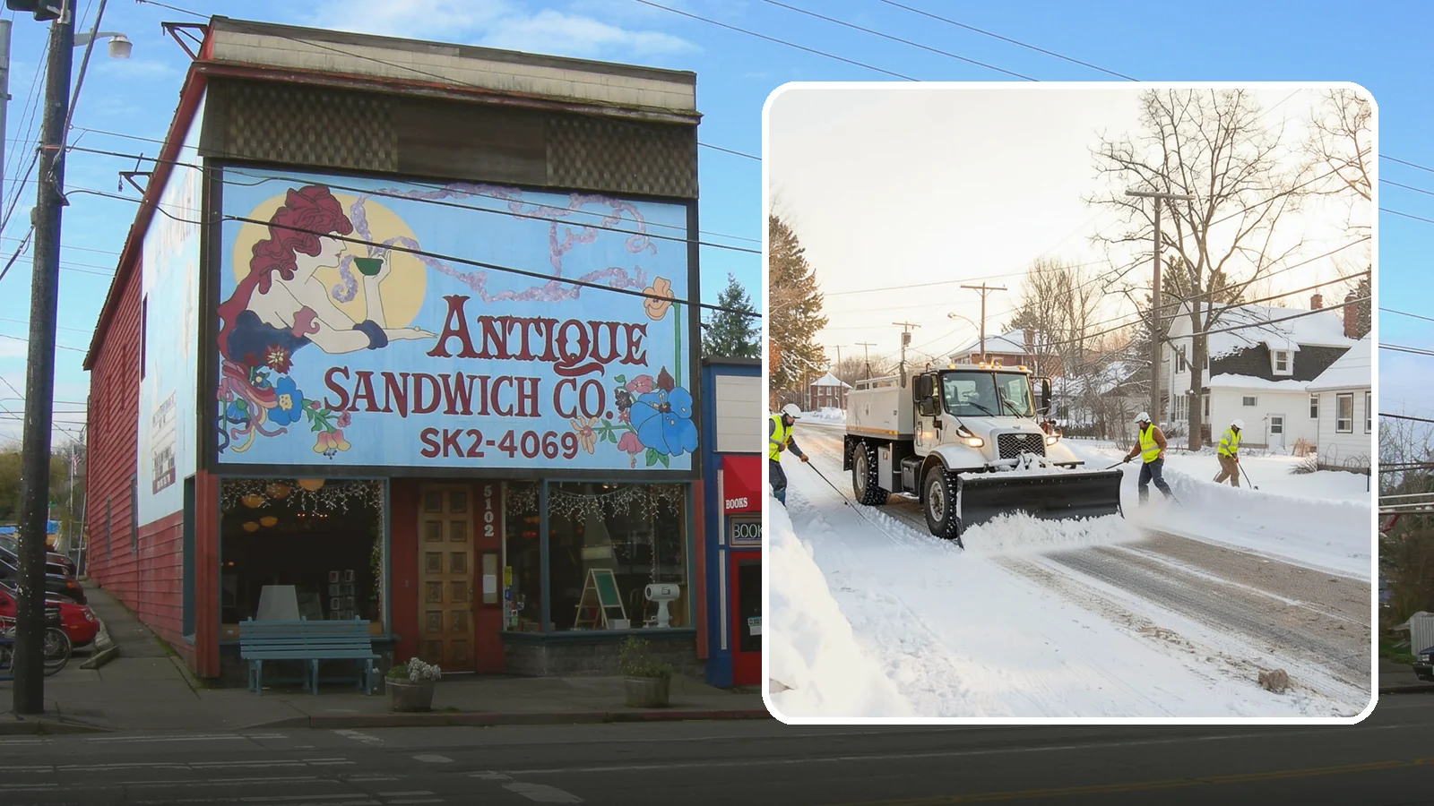 Church Snow Plowing in Ruston, Pierce County, WA - We plow church lots and entrances ahead of weekend services so congregations of every age arrive safely.