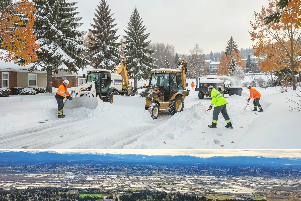 Church Snow Plowing in SeaTac, King County, WA - Set up a seasonal plan before winter so services are never canceled by an un-cleared lot.