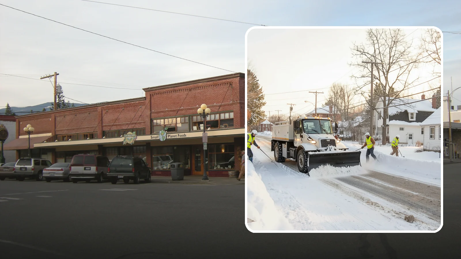 Church Snow Plowing in Sedro-Woolley, Skagit County, WA - We plow church lots and entrances ahead of weekend services so congregations of every age arrive safely.