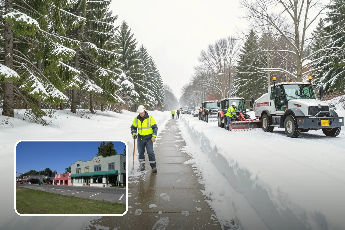 Church Snow Plowing in Snoqualmie, King County, WA - Main and overflow lots cleared ahead of weekend services