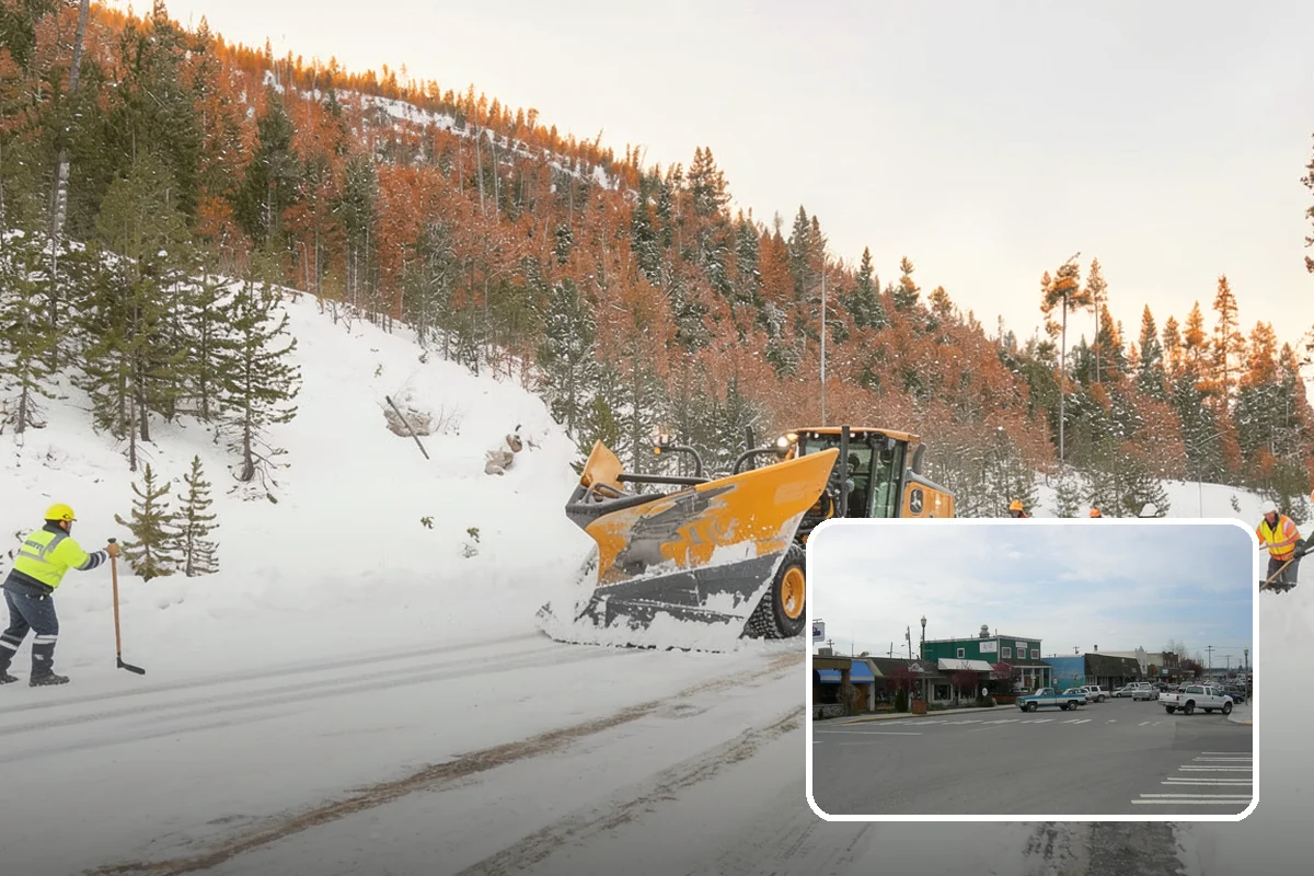 Church Snow Plowing in Stanwood, Snohomish County, WA - Main and overflow lots cleared ahead of weekend services
