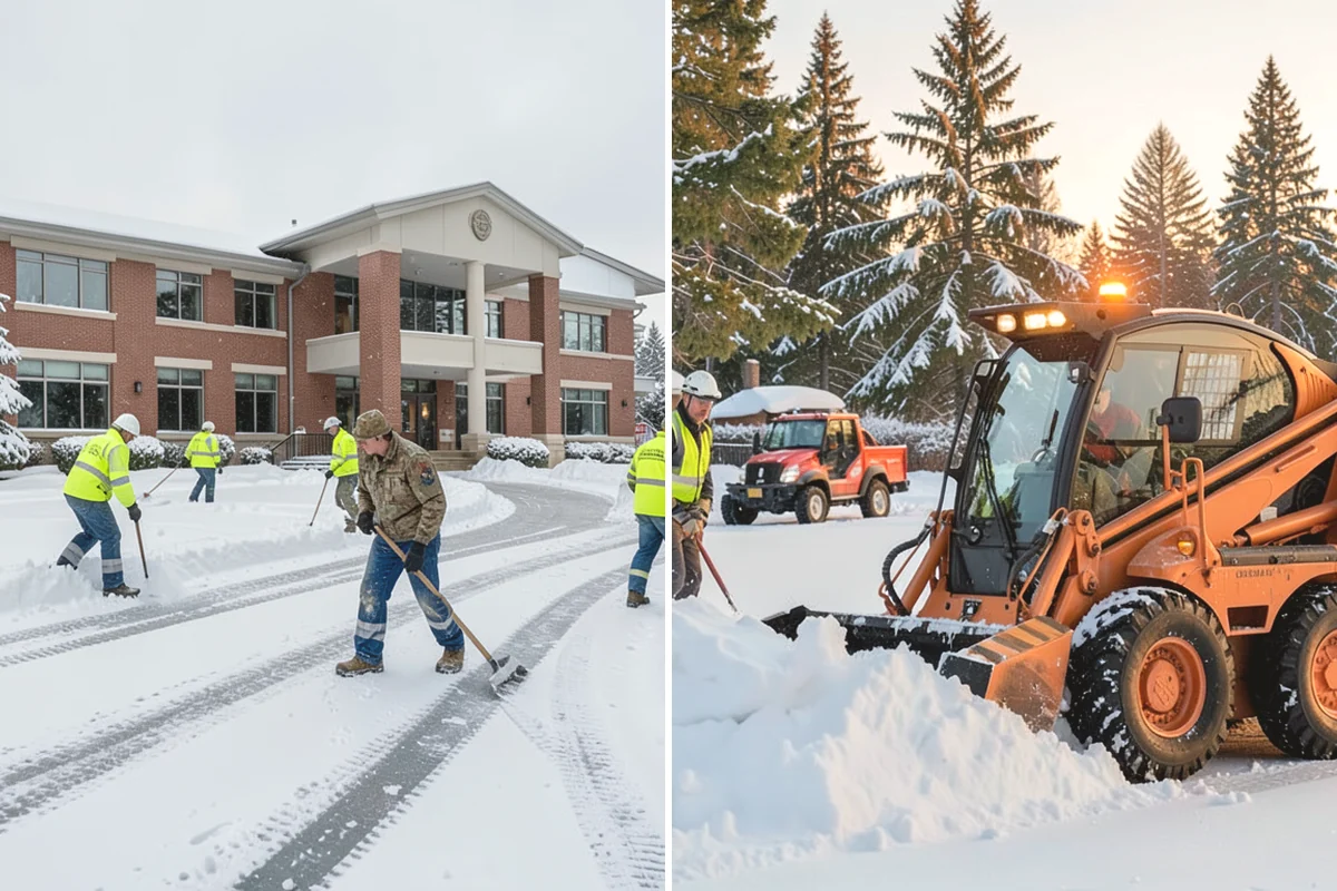 Church Snow Plowing in Steilacoom, Pierce County, WA - Review the service and event schedule to set clearing deadlines