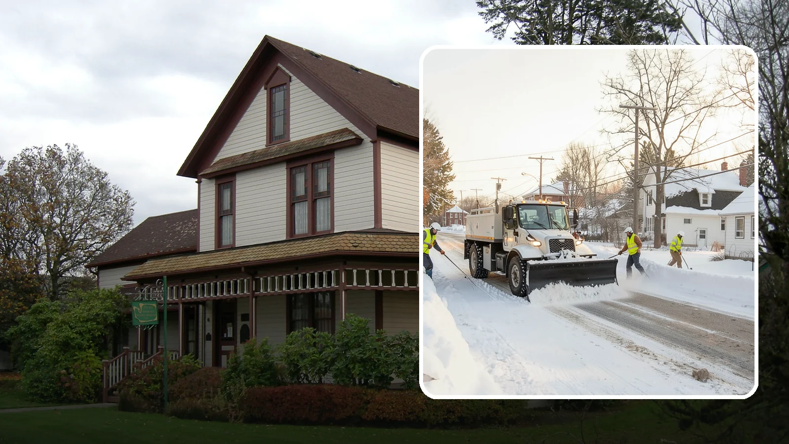 Church Snow Plowing in Sumner, Pierce County, WA - We plow church lots and entrances ahead of weekend services so congregations of every age arrive safely.