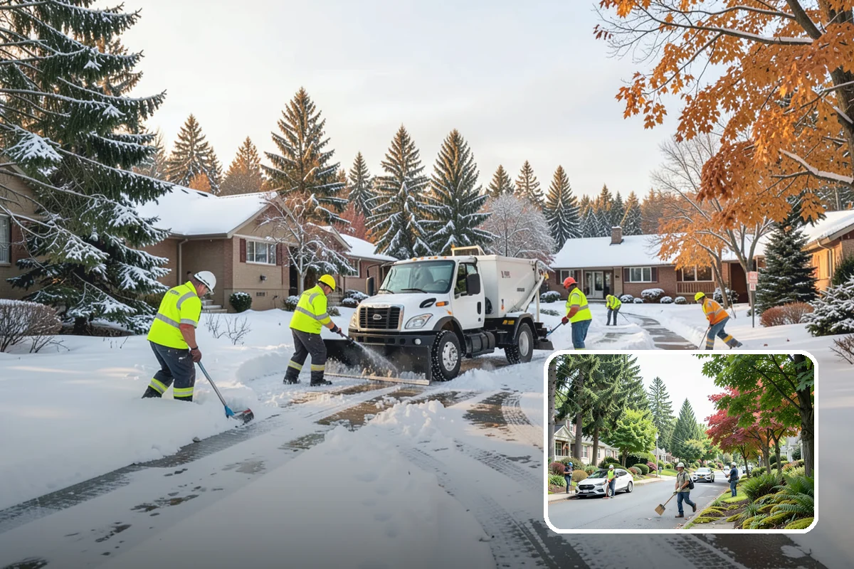 Church Snow Removal in Beaux Arts Village, King County, WA - Safe arrival for elderly and family members
