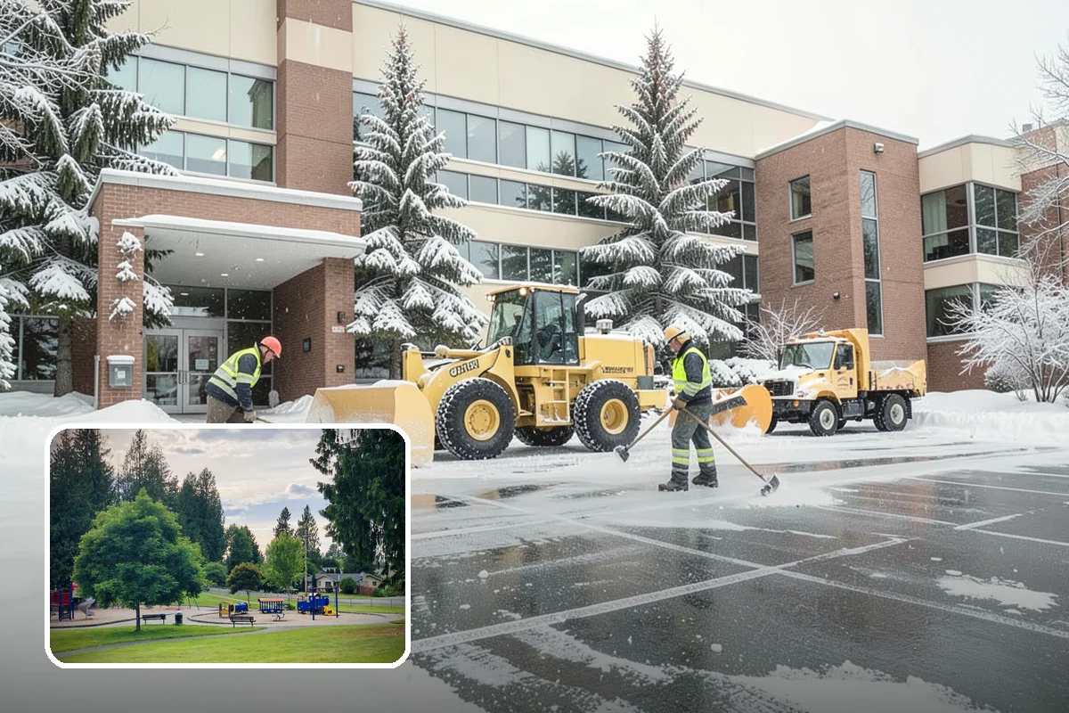Church Snow Removal in Bonney Lake, Pierce County, WA - Safe arrival for elderly and family members