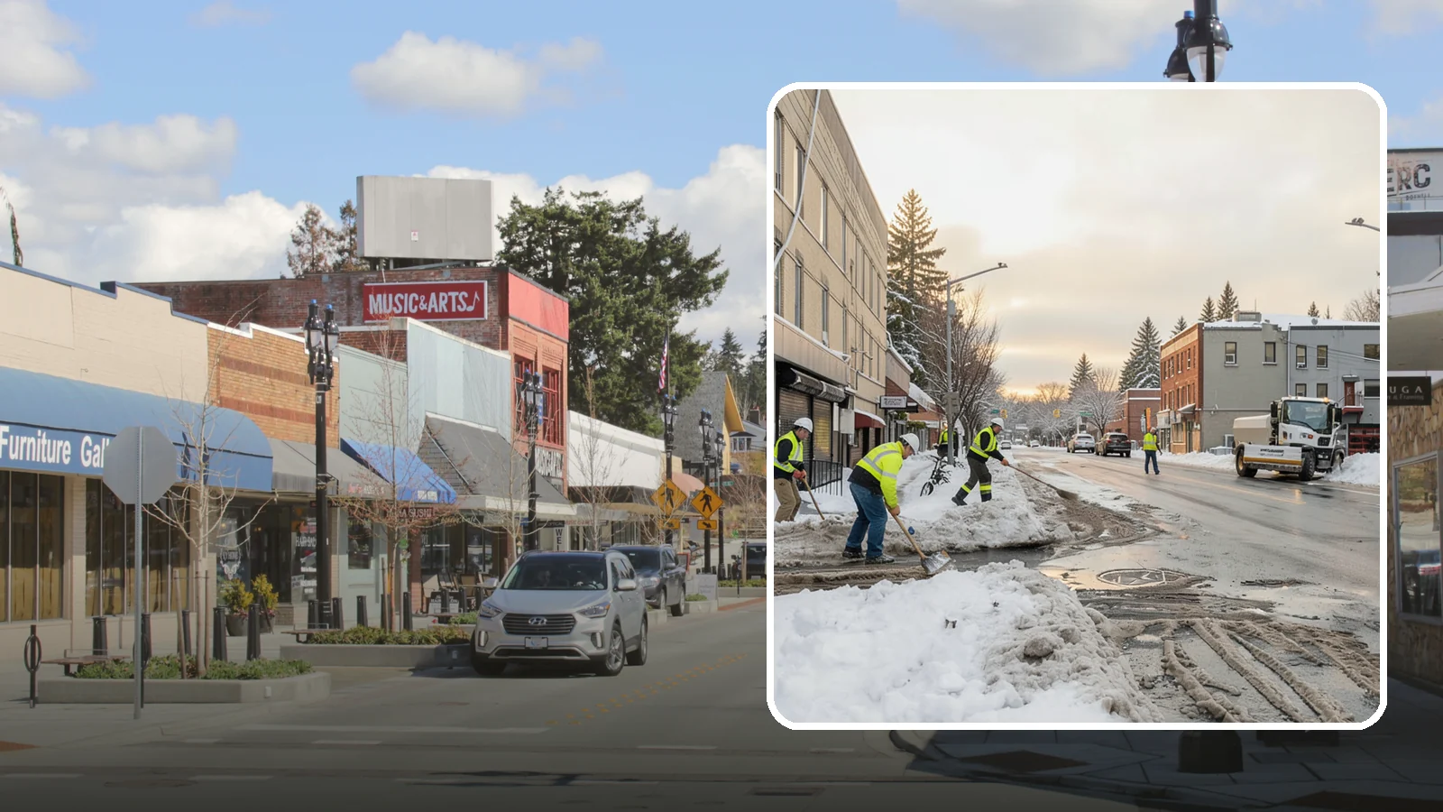 Church Snow Removal in Bothell, King County, WA - Ensure your congregation arrives safely by keeping church lots, walkways, and entrances clear during winter services and events.