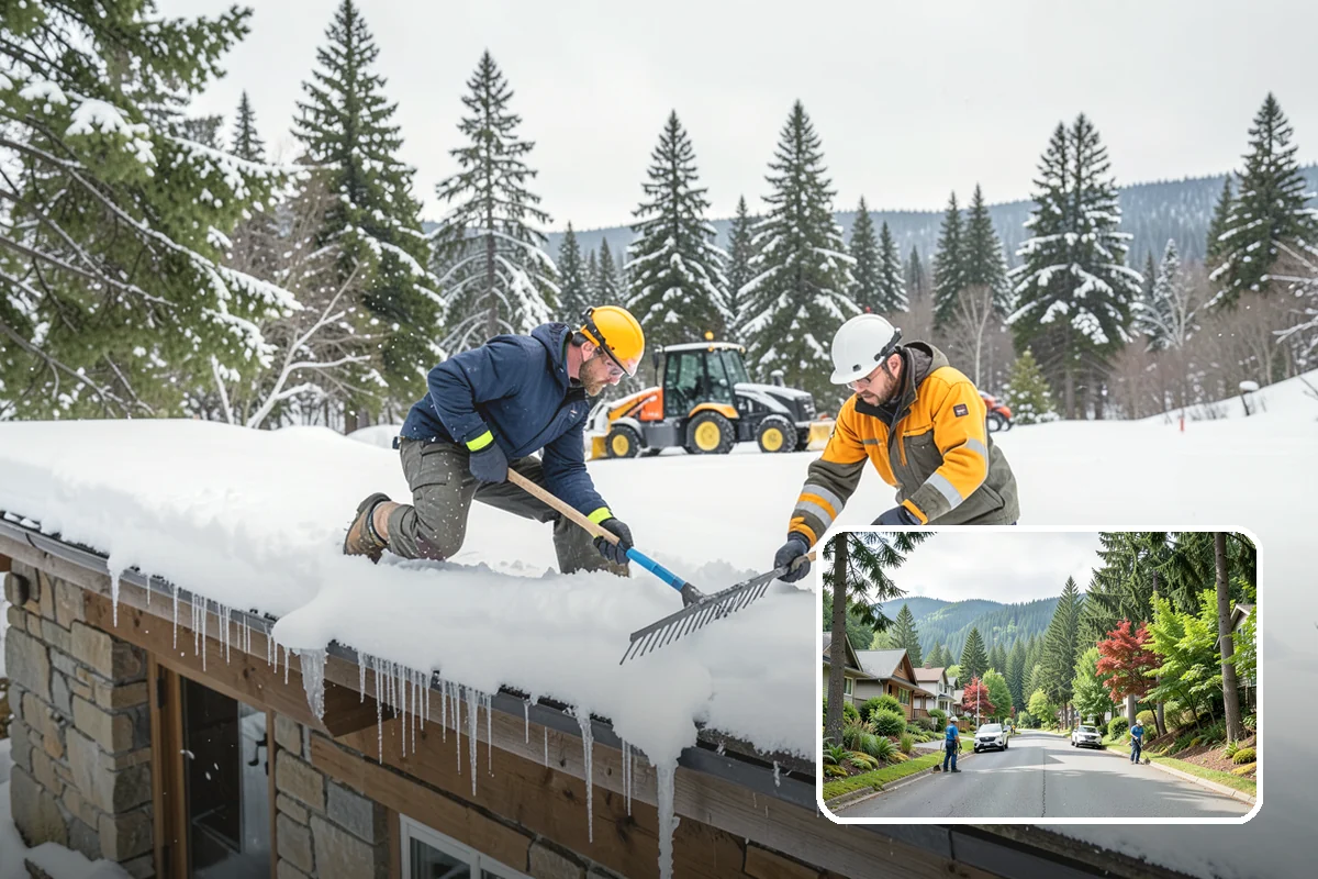 Church Snow Removal in Darrington, Snohomish County, WA - Safe arrival for elderly and family members