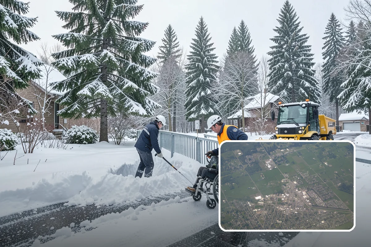 Church Snow Removal in Enumclaw, King County, WA - Safe arrival for elderly and family members