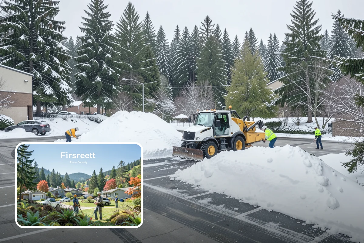 Church Snow Removal in Fircrest, Pierce County, WA - Safe arrival for elderly and family members