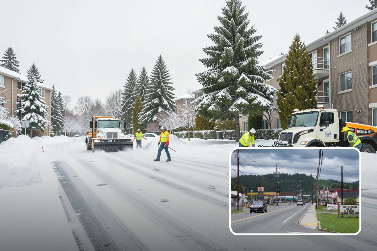 Church Snow Removal in Granite Falls, Snohomish County, WA - Safe arrival for elderly and family members