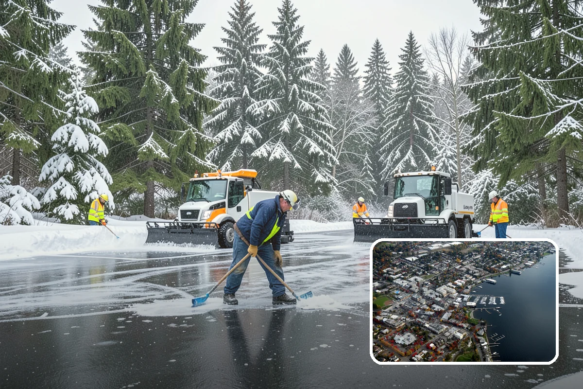Church Snow Removal in Kirkland, King County, WA - Safe arrival for elderly and family members