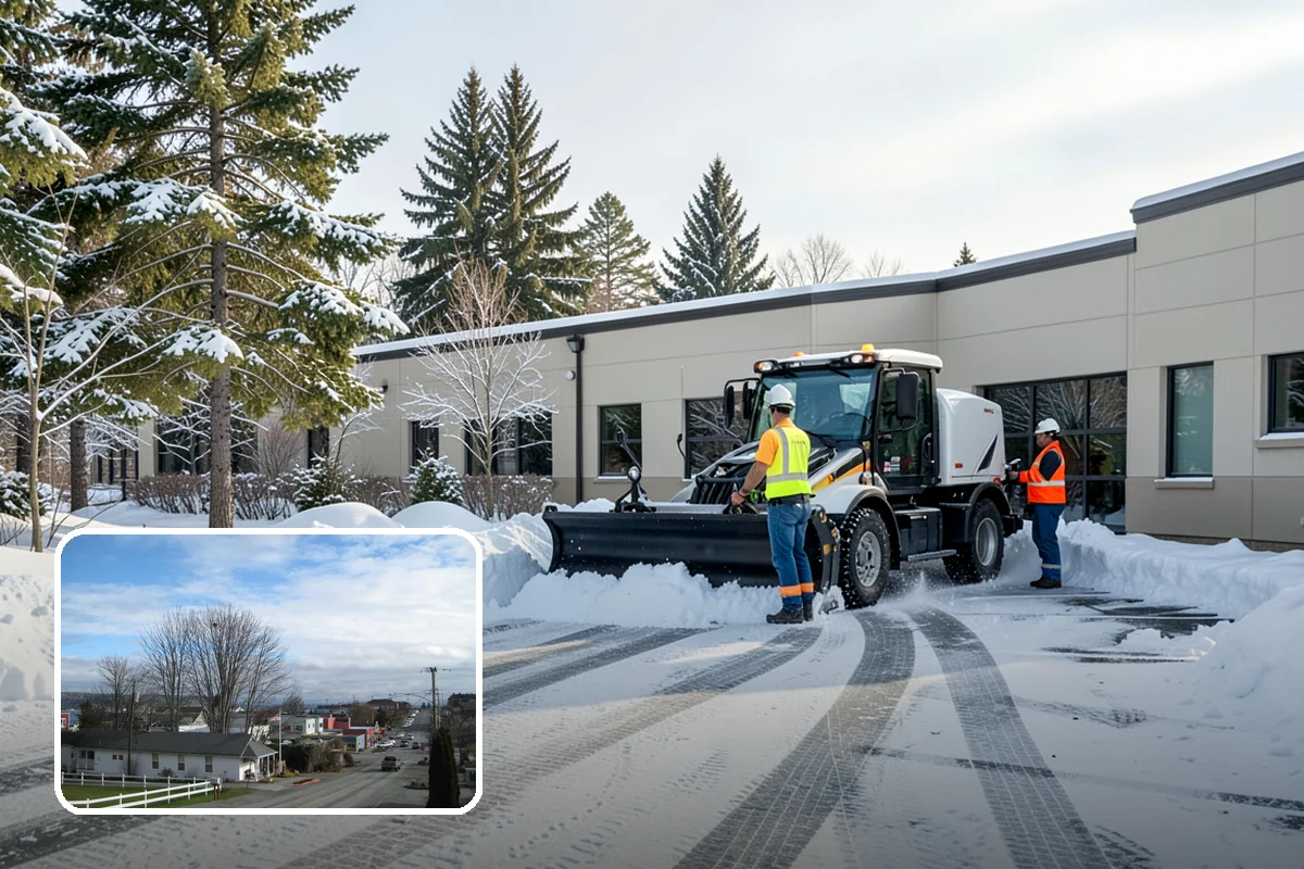 Church Snow Removal in Langley, Island County, WA - Safe arrival for elderly and family members