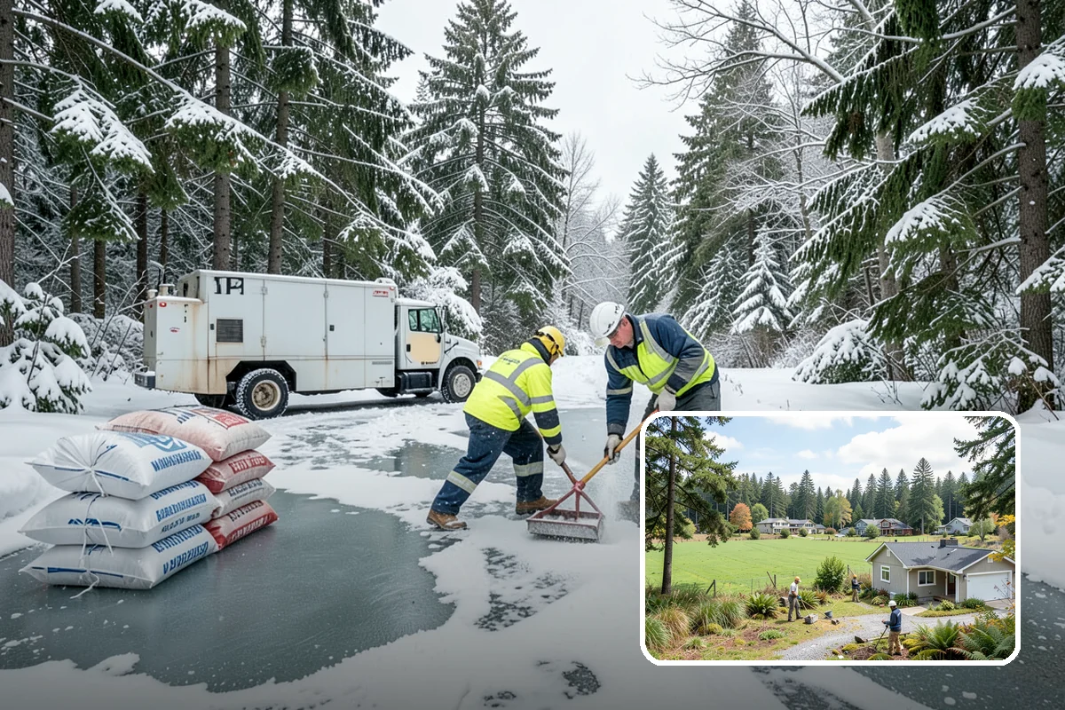 Church Snow Removal in Lyman, Skagit County, WA - Safe arrival for elderly and family members