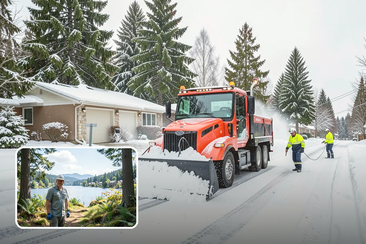 Church Snow Removal in Milton, King County, WA - Safe arrival for elderly and family members