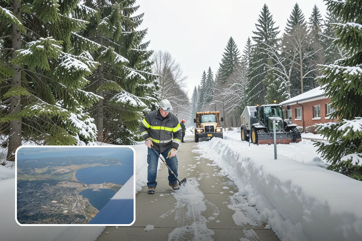 Church Snow Removal in Oak Harbor, Island County, WA - Safe arrival for elderly and family members