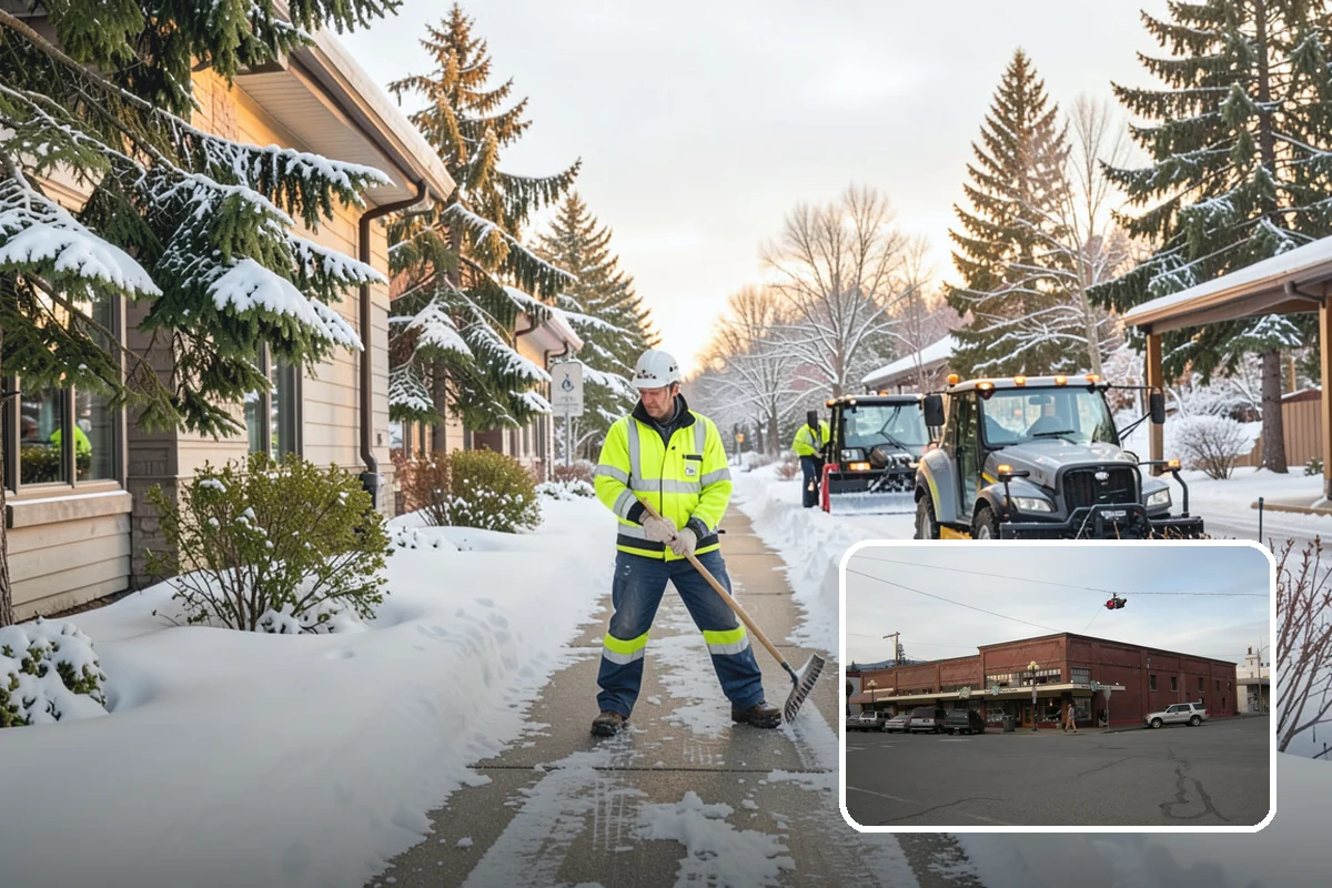 Church Snow Removal in Sedro-Woolley, Skagit County, WA - Safe arrival for elderly and family members
